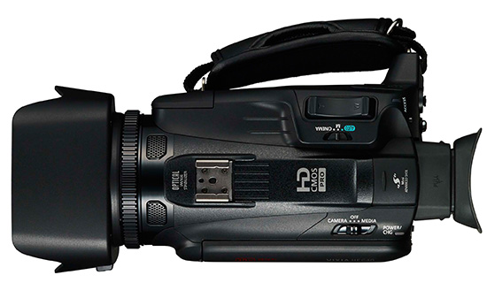 Canon Legria HF G40 horní pohled